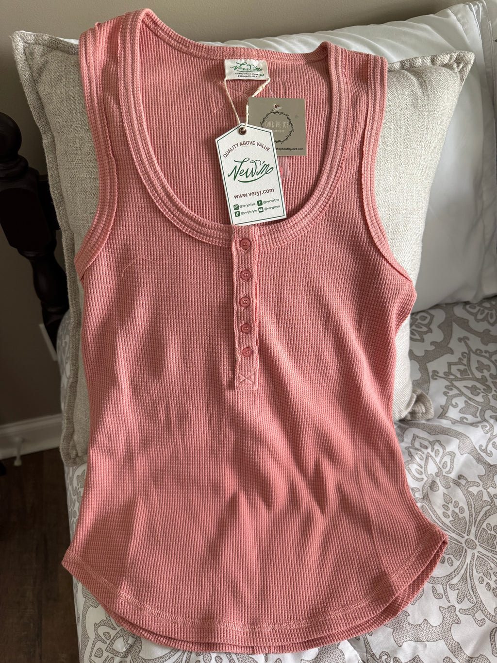 New In Blush Tank